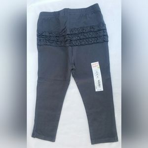Jumping Beans Ruffled Leggings Gray Baby Girl Size 18M